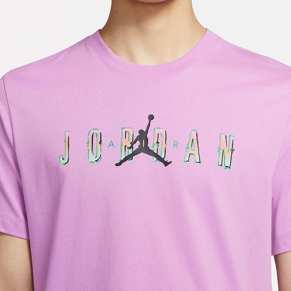 Nike Air Jordan Graphic Streetwear Men’s Size Small Pink T-shirt - Picture 1 of 8